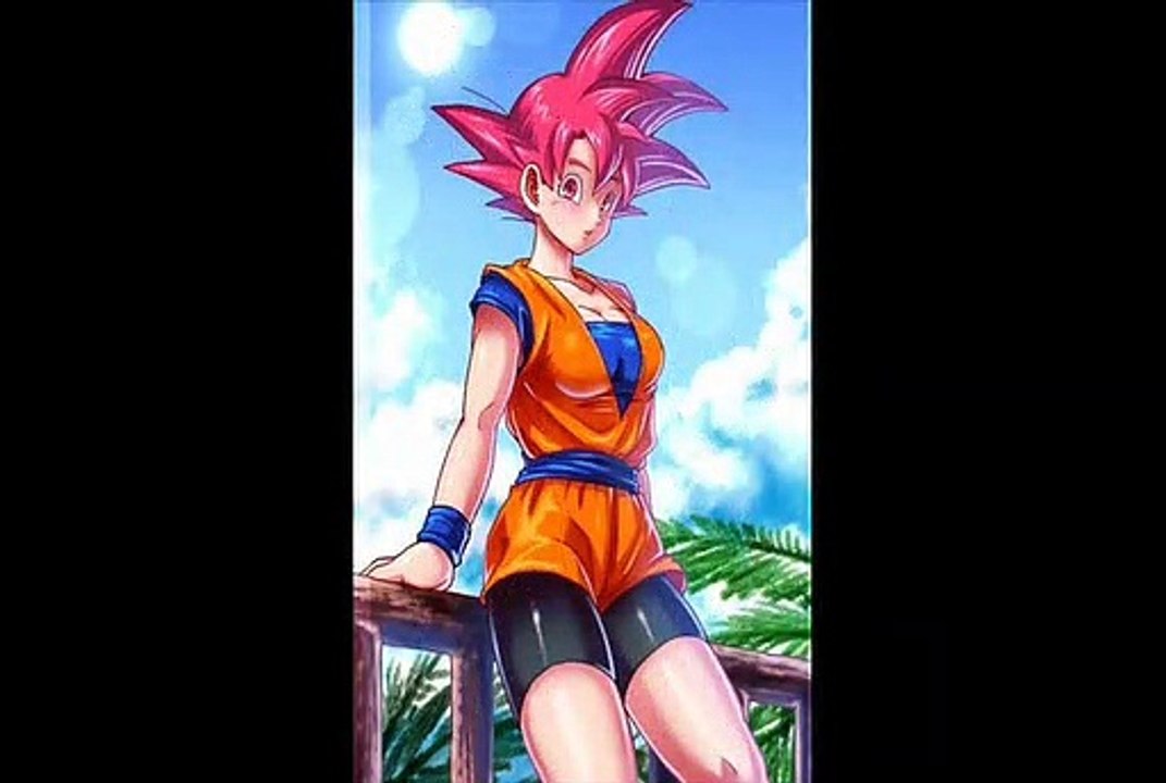 si Goku fuera mujer