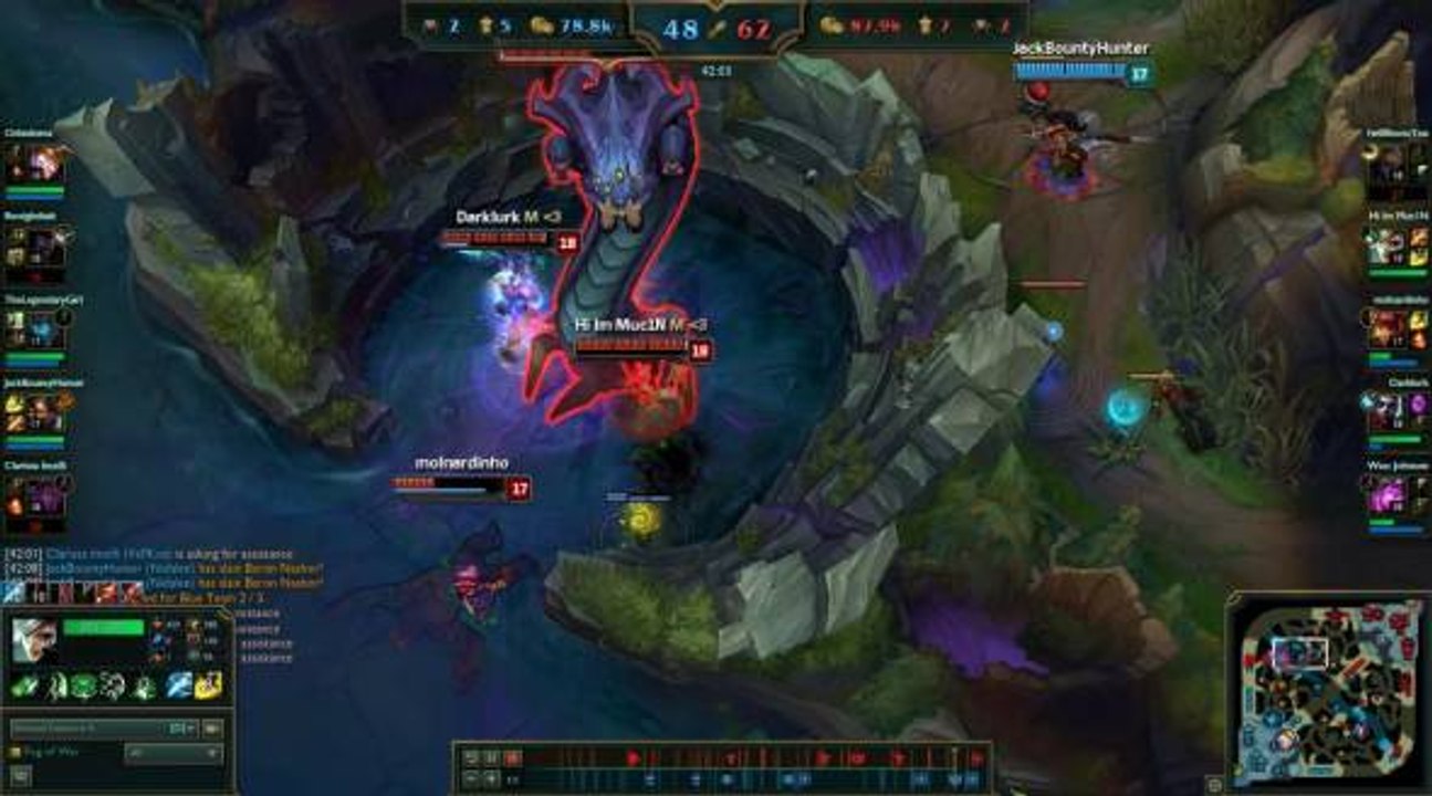 JackBountyHunter nidalee baron steal