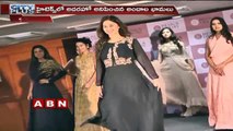 Tollywood Actresses and Models Ramp walk at Design library poster launch event