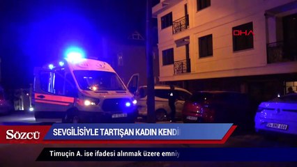 Sevgilisiyle tartışan kadın kendini bıçakladı