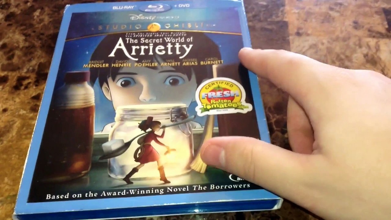 The Secret World of Arrietty Blu-Ray/DVD Unboxing