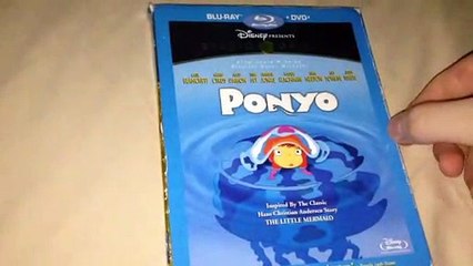 Ponyo Blu-Ray/DVD Unboxing