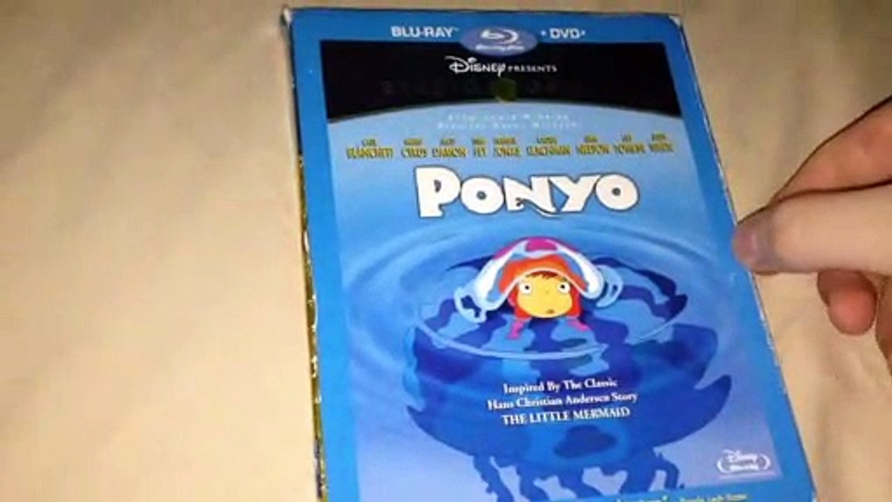 Ponyo Blu-Ray/DVD Unboxing