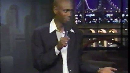 Dave Chappelle on Letterman 1997 Stand up