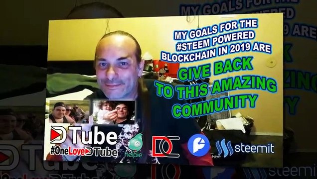My Goals on the #steem Powered #blockchain in 2019 are - To Give Back to the Community - Inspire & Motivate Engagement & Support