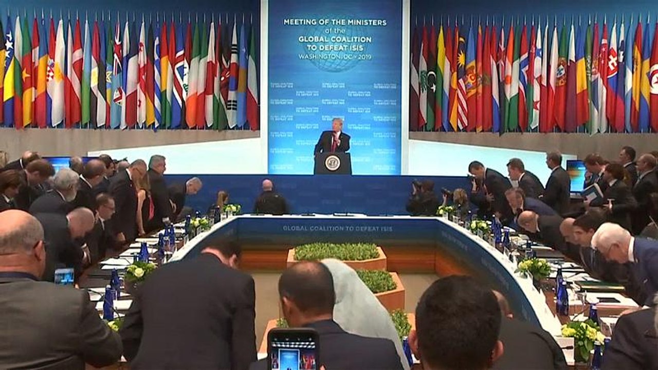 Treffen der Anti-IS-Koalition: USA sichern Verbündeten weitere Unterstützung zu