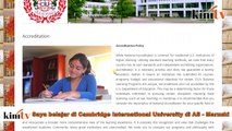 'Saya belajar di Cambridge International University di AS'