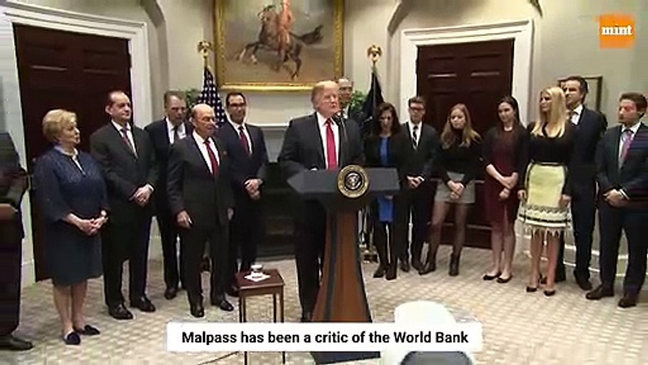 Trump nominates US Treasury’s David Malpass as next World Bank President