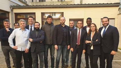 Di Maio trifft Gelbwesten - privat und auf französisichem Boden