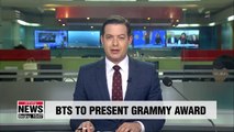 BTS to present award at 61st Grammy Awards ceremony