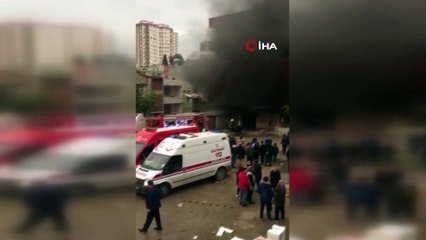 Sigara izmaritinden çıkan yangın binlerce lira zarara neden oldu