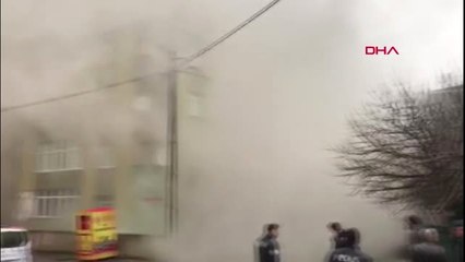 Sancaktepe'de Tekstil Atölyesinde Yangın