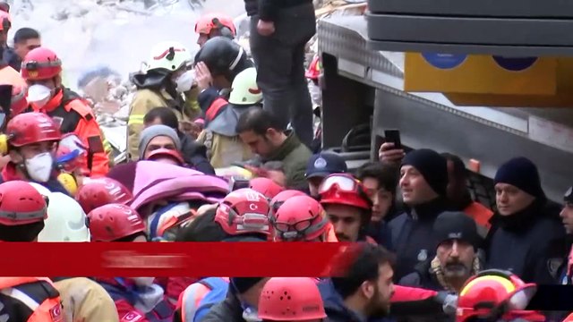 Kartal’da çöken binada mucize! Havva kurtarıldı