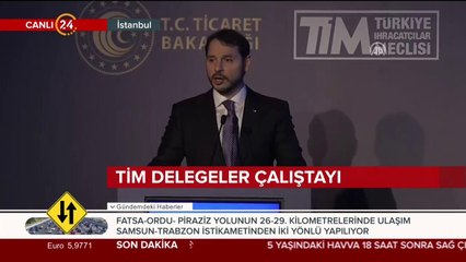 Berat Albayrak konuşuyor