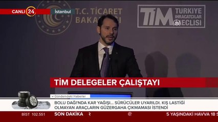 Berat Albayrak konuşuyor