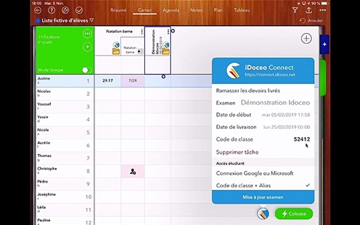 #26 IDOCEO Connect - Etape 3 - Créer un Questionnaire Vision de l'élève et correction