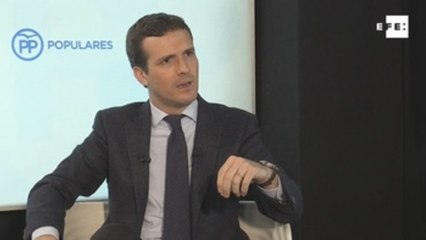 Entrevista de EFE a Pablo Casado (parte 1 de 5)
