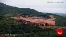 Les images impressionnantes de la rupture du barrage de Brumadinho (Brésil)