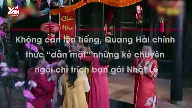 Không cần lên tiếng, Quang Hải chính thức “dằn mặt” những kẻ chuyên ngồi chỉ trích bạn gái Nhật Lê