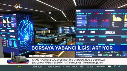 Borsaya yabancı ilgisi artıyor