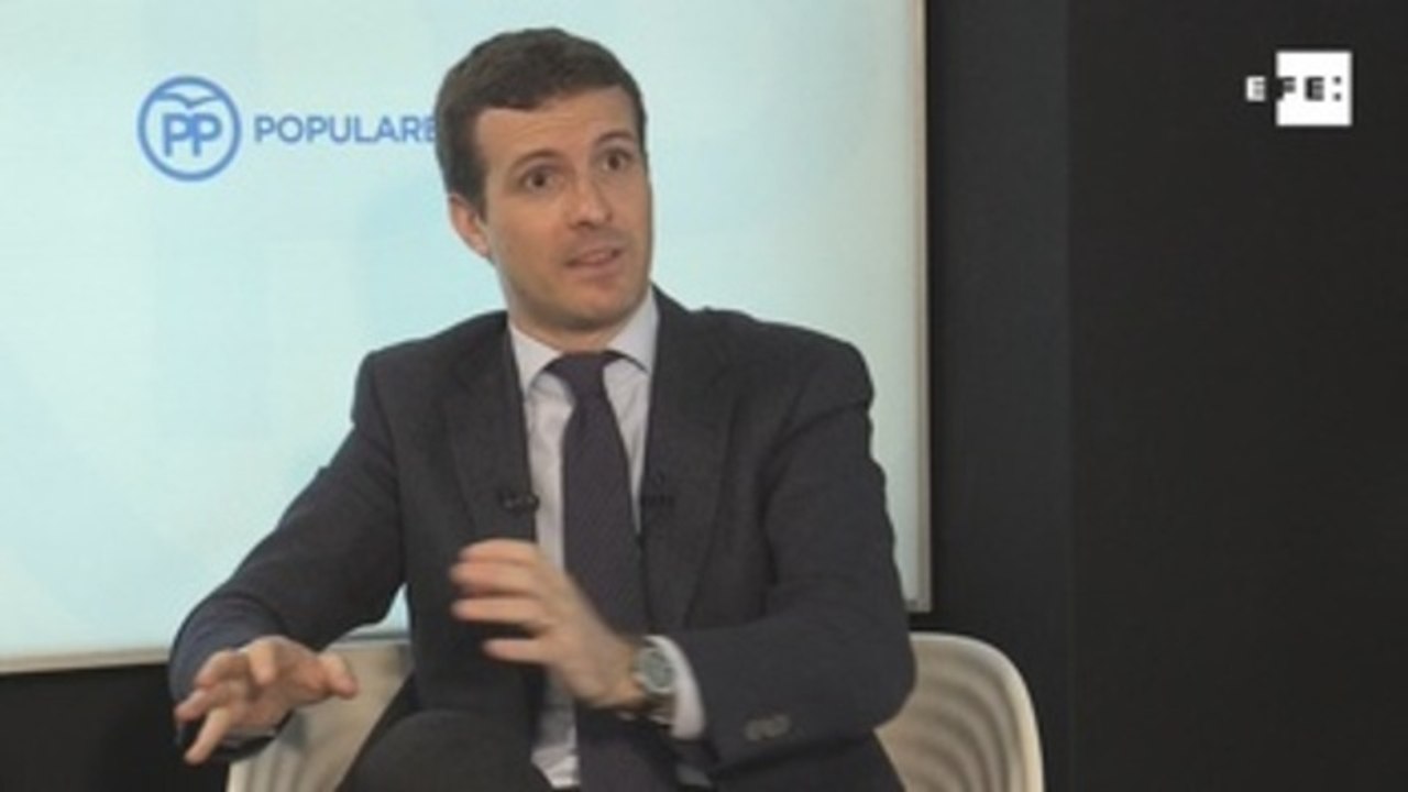 Entrevista de EFE a Pablo Casado (parte 4 de 5)