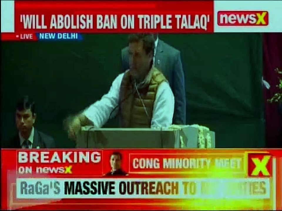 Triple Talaq: Cong vows triple talaq law if vot...