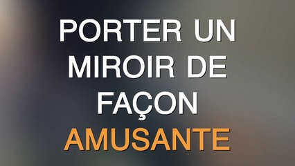 Voici comment s'amuser tout bêtement avec un miroir !