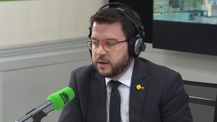 Pere Aragonès compara la negociación Moncloa-Govern con la de ETA en Argel