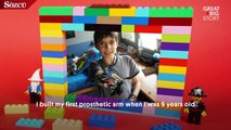 Lego parçalarından kendisine protez yaptı