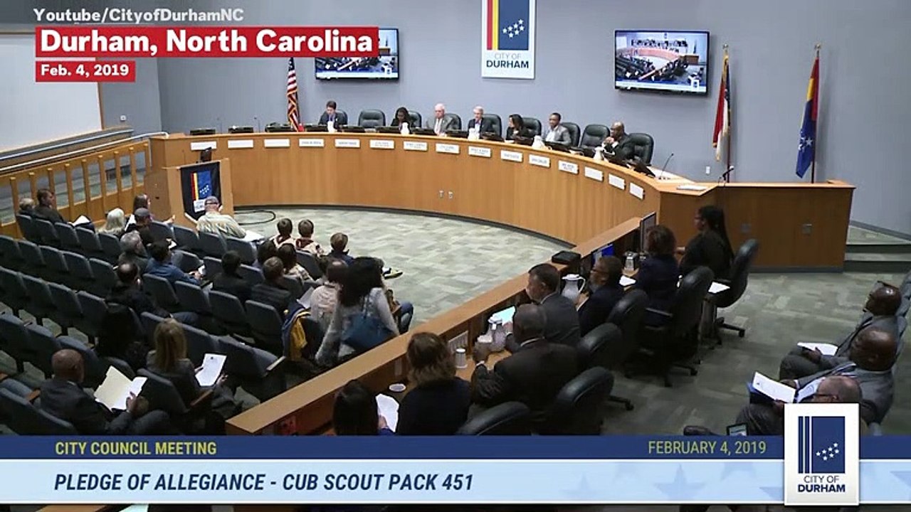 10-Year-Old Cub Scout Kneels During Pledge of Allegiance At City Council Meeting