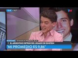 Felipe es argentino y va tras los pasos de Einstein