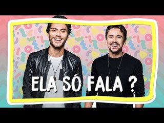 E ESSA BOCA AÍ?: BRUNINHO E DAVI ENTRARAM NA BRINCADEIRA