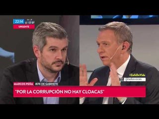 Marcos Peña: "Se ve la mano de Cristina detrás de la continuidad de De Vido"