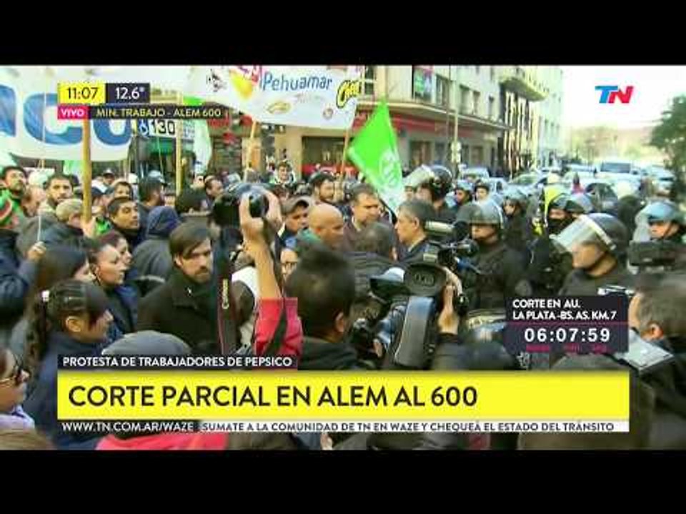 Nueva protesta de trabajadores de Pepsico