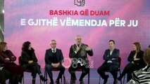 Ora News - Rama në Korçë: Elisa dobësi të veçantë për Skënderbeun, do rindërtojmë stadiumin