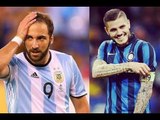 La selección de Sampaoli: Higuaín afuera, Icardi adentro