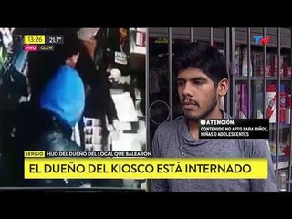 Glew: Asaltan y balean a un comerciante