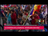 Marcha a un mes de la desaparición de Santiago Maldonado