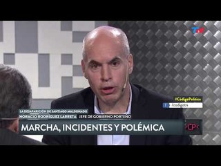 Larreta sobre los incidentes en la marcha por Maldonado