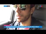 Enrique Iglesias salió a recorrer Miami tras el paso de Irma