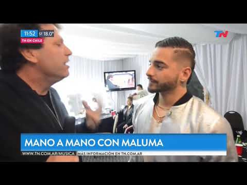 Anticipo de Maluma mano a mano con el Bebe Contepomi