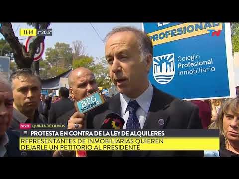 Protesta de las inmobiliarias por la nueva Ley de Alquileres