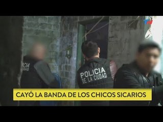Cayó la banda de los 'chicos sicarios'