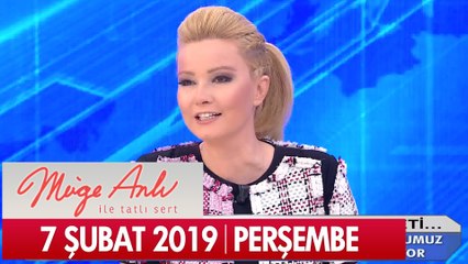 Müge Anlı ile Tatlı Sert 7 Şubat 2019 Perşembe - Tek Parça