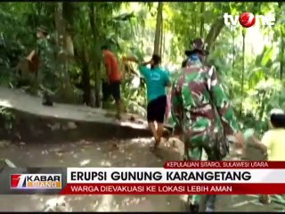 Erupsi Gunung Karangetang, Tim Gabungan Evakuasi Warga