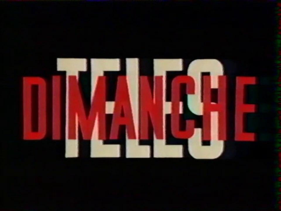 Canal + - Septembre 1994 - Fin Flash, pubs, jingle, générique "Télés Dimanches"