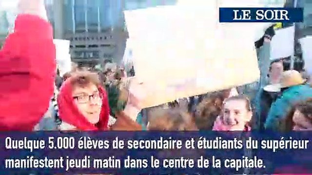 Marche de jeunes pour le climat Bruxelles