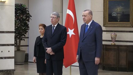 Cumhurbaşkanı Erdoğan, İtalya Büyükelçisi Gaiani'yi kabul etti - ANKARA