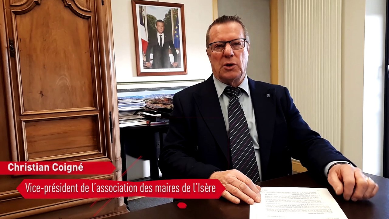 Christian Coigné, Vice-président de l’association des maires de l’Isère