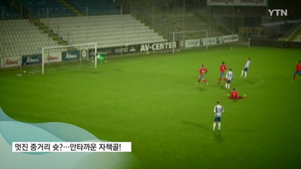 [영상] 멋진 중거리슛? 자책골! / YTN
